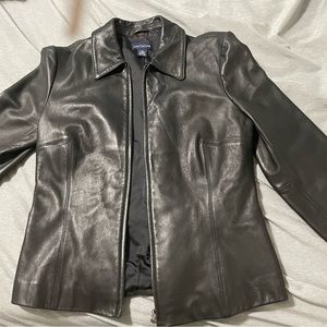 Ann Taylor leather jacket